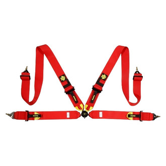 MOMO® - 4-Point Corsa Series Harness, Red Clip