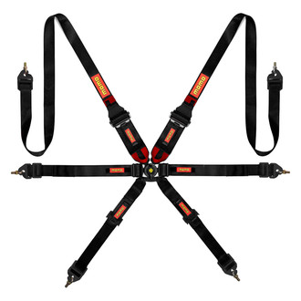 MOMO® - 6-Point Corsa Series Harness, Yellow Clip