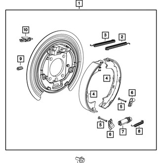 Mopar® - Rear Parking Brake Lever