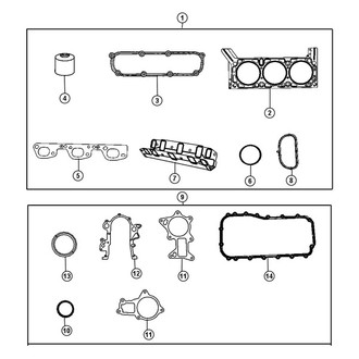 Mopar® - Overhaul Gasket Set