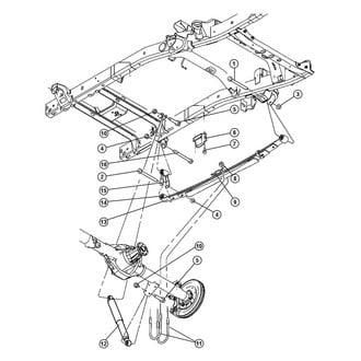 Mopar® - Rear Leaf Spring