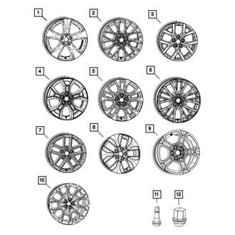 Mopar® - 5 Y-Spoke 18 Alloy Factory Wheel