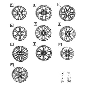 Mopar® - 18 Alloy Factory Wheel