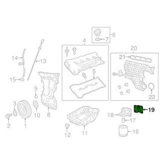 Jeep OE - Engine Oil Filter Adapter Gasket