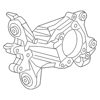 Mopar® - Rear Driver Side Rear Knuckle