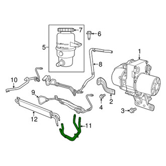 Jeep OE - Front Power Steering Cooler Line