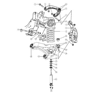 Mopar® - Front Driver or Passenger Side Shock Absorber
