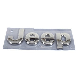 Mopar® - "Jeep" Nameplate Chrome Hood Emblem