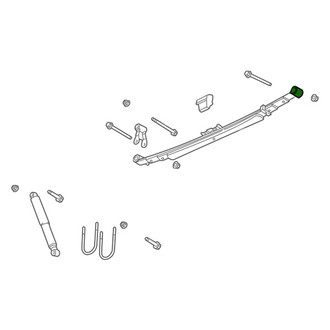 Mopar® - Rear Forward Leaf Spring Bushing