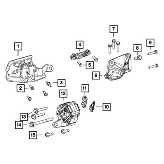 Ram OE - Right Engine Mount Bolt