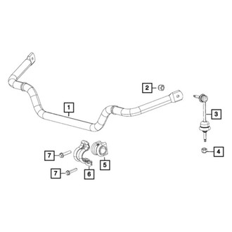 Mopar® - Sway Bar Link Nut