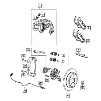 Jeep OE - Wheel Lug Stud