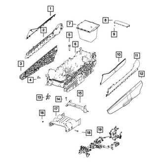 Mopar® - Body Mount Cushion Bolt