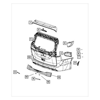 Mopar® - Replacement Tail Light Nut