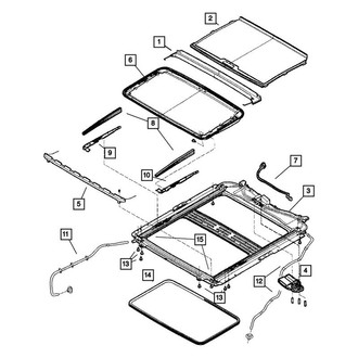 Dodge OE - Sunroof Cover
