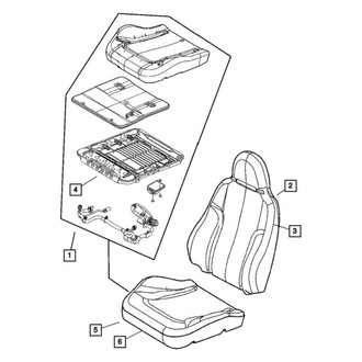 Jeep OE - Front Seat Cover