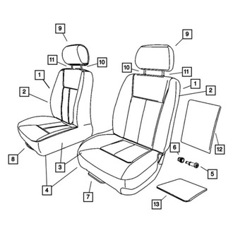 Mopar® - Seat Cushion Cover