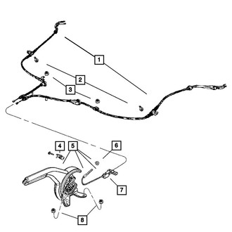 Mopar® - Front Parking Brake Lever