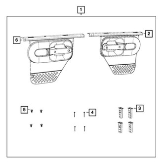 Jeep OE - Center Door Glass Grommet