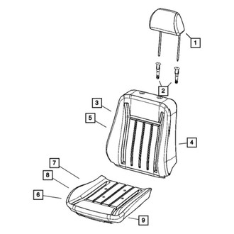 Mopar® - Headrest Sleeve