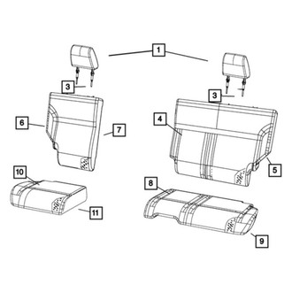 Jeep OE - Front Headrest Guide