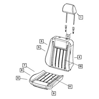 Mopar® - Headrest Sleeve