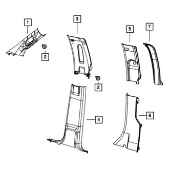 Mopar® - Body C-Pillar