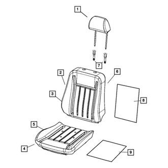 Chrysler OE - Front Seat Cover