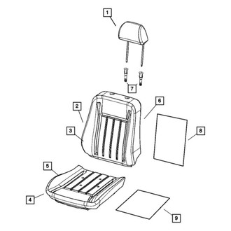 Chrysler OE - Front Seat Cover