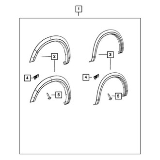 Ram OE - Front Right Fender Flare