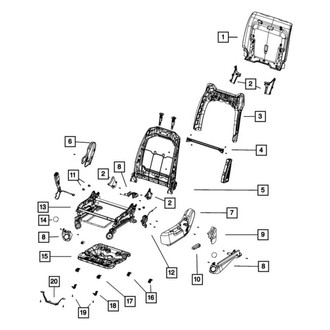 Mopar® - Seat Belt Anchor Cover
