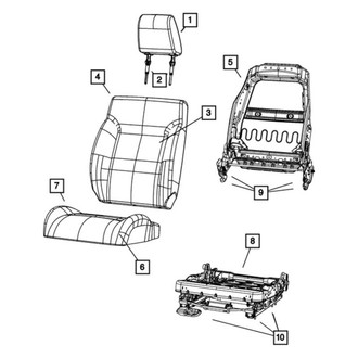 Mopar® - Headrest Sleeve