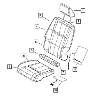 Mopar® - Headrest Sleeve