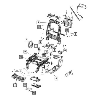 Mopar® - Seat Adjuster Shield
