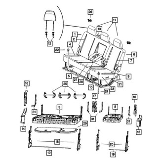 Mopar® - Recliner Handle