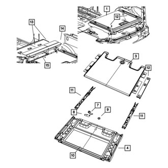 Mopar® - Front Passenger Side Trunk Trim Panel