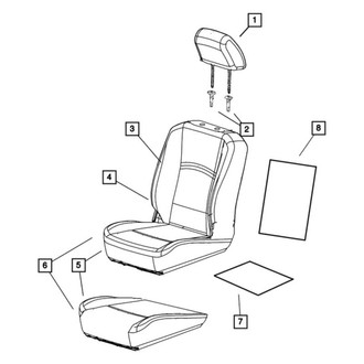 Mopar® - Headrest Sleeve