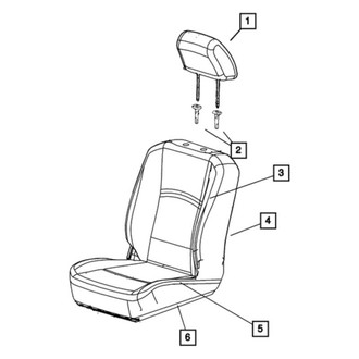 Mopar® - Headrest Sleeve