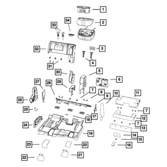 Ram OE - Rear Headrest Guide