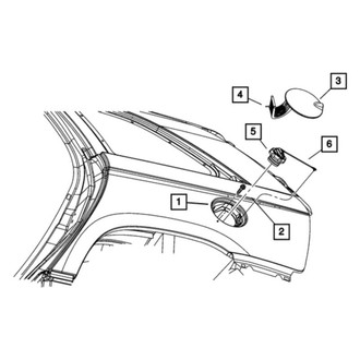 Mopar® - Fuel Filler Door Spring