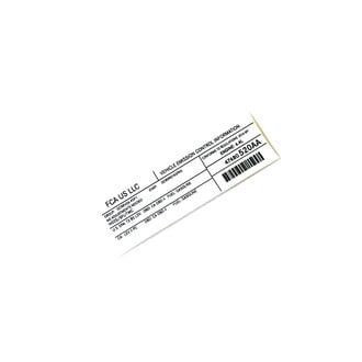 Mopar® - Vehicle Emission Control Information Label