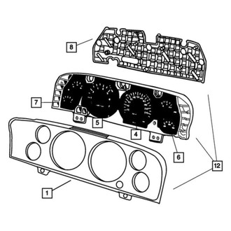 Mopar® - Engine Coolant Temperature Gauge
