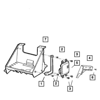 Mopar® - GPS Navigation Control Module Bracket