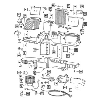 Mopar® - HVAC Temperature Valve Actuator