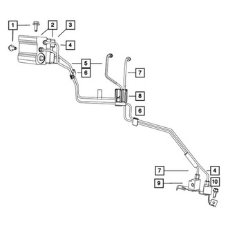 Mopar® - Brake Master Cylinder To Junction Block Tube