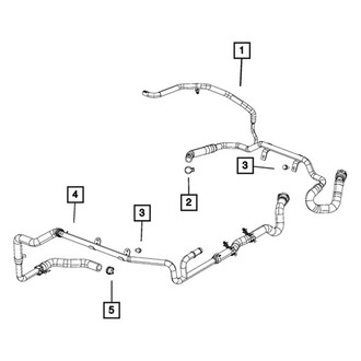 Mopar® - HVAC Heater Hose