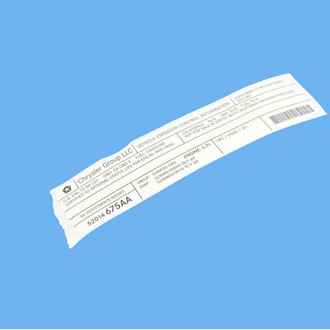 Mopar® - Vehicle Emission Control Information Label