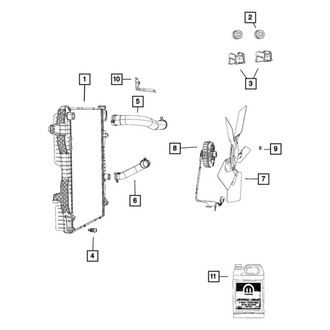 Mopar® - Engine Coolant Radiator Hose
