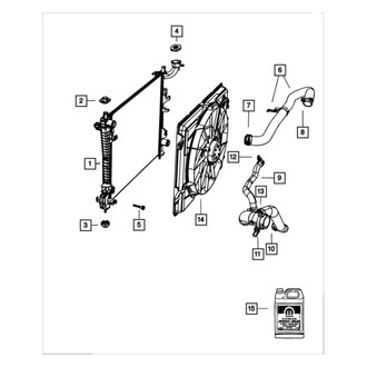 Mopar® - Engine Coolant Radiator Hose