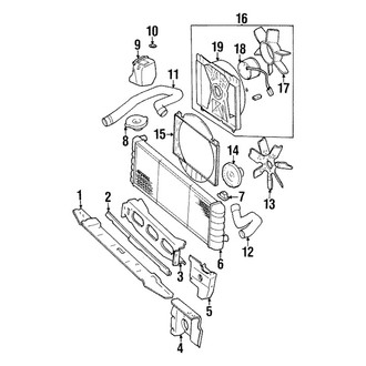 Mopar® - Engine Cooling Fan Shroud